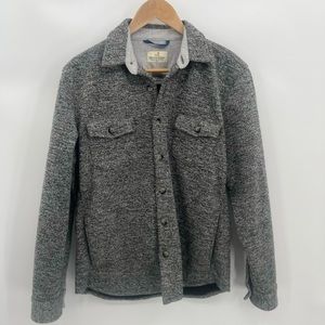 Marine Layer Black White Shirt Jacket Shacket